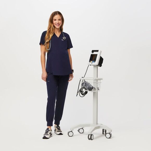 ✨2X HP✨Figs Zamora Maternity Jogger Scrub Navy Sz XS Pants✨ - Picture 1 of 10